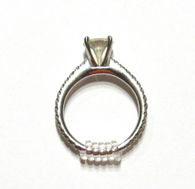 Captain O-Ring Easy Ring Adjusters - Quickly fit The size of your ring/band (3 sizes included) - Invisible Silicone Ring Sizers, Resizers for Loose Rings for Women and Men - Image 3