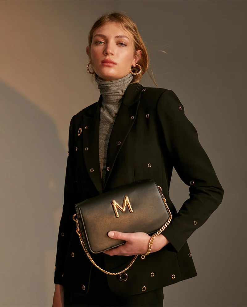 Lola Casademunt Golden crossbody bag