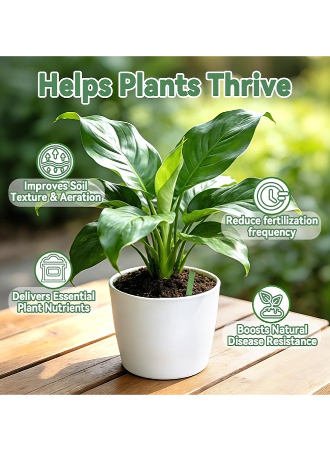 MOONSPRY 18 Pieces Plant Grows Fertilizer Sticks, Household Flower Fertilizer, Plant Growth Food Spikes For Indoor Outdoor, Growth Plant Food Sticks Continuous Feeding For all Flowering And Foliage Houseplants - Image 3