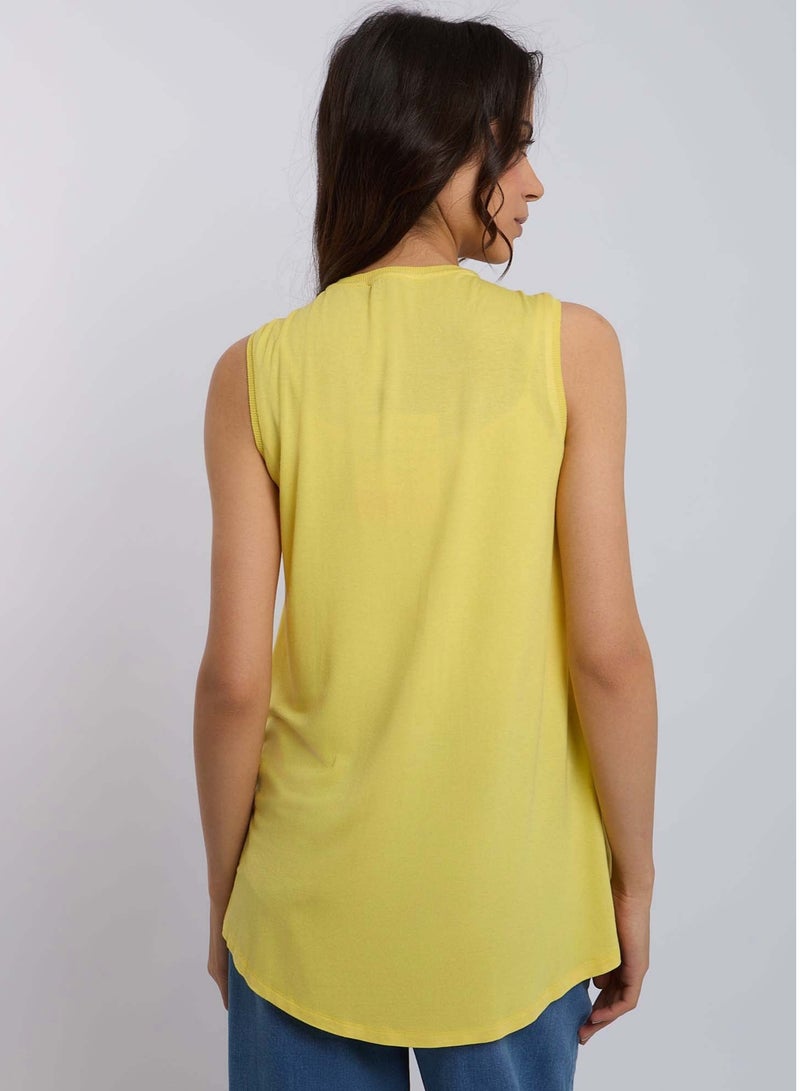 DALYDRESS Fancy Back Jersey Sleeveless Top - Image 3