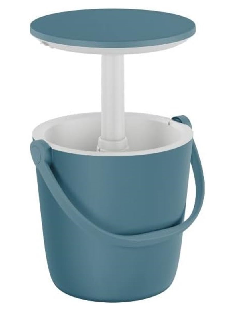 Keter Cooler GoBar Ocean Blue: 2-in-1 Beverage Cooler and Weather-Resistant Serving Table - Image 2