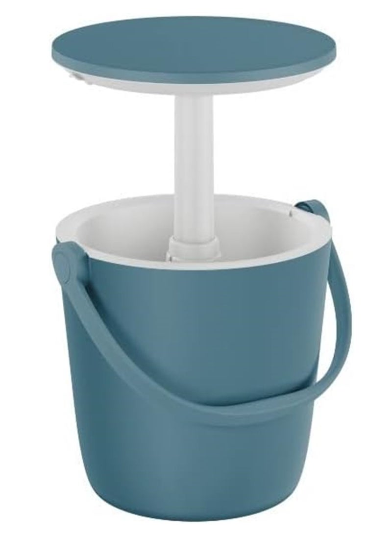 Keter - Keter Cooler GoBar Ocean Blue: 2-in-1 Beverage Cooler and Weather-Resistant Serving Table - Image 1