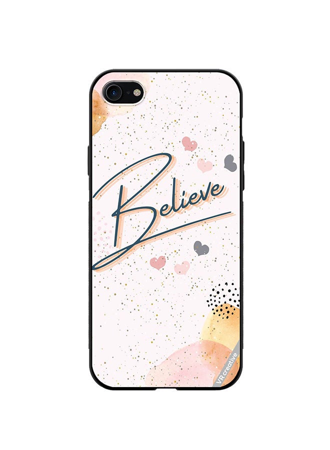 VR CREATIVE Protective Case Cover For Apple iPhone SE (2022) Belive Design Multicolour - Image 1