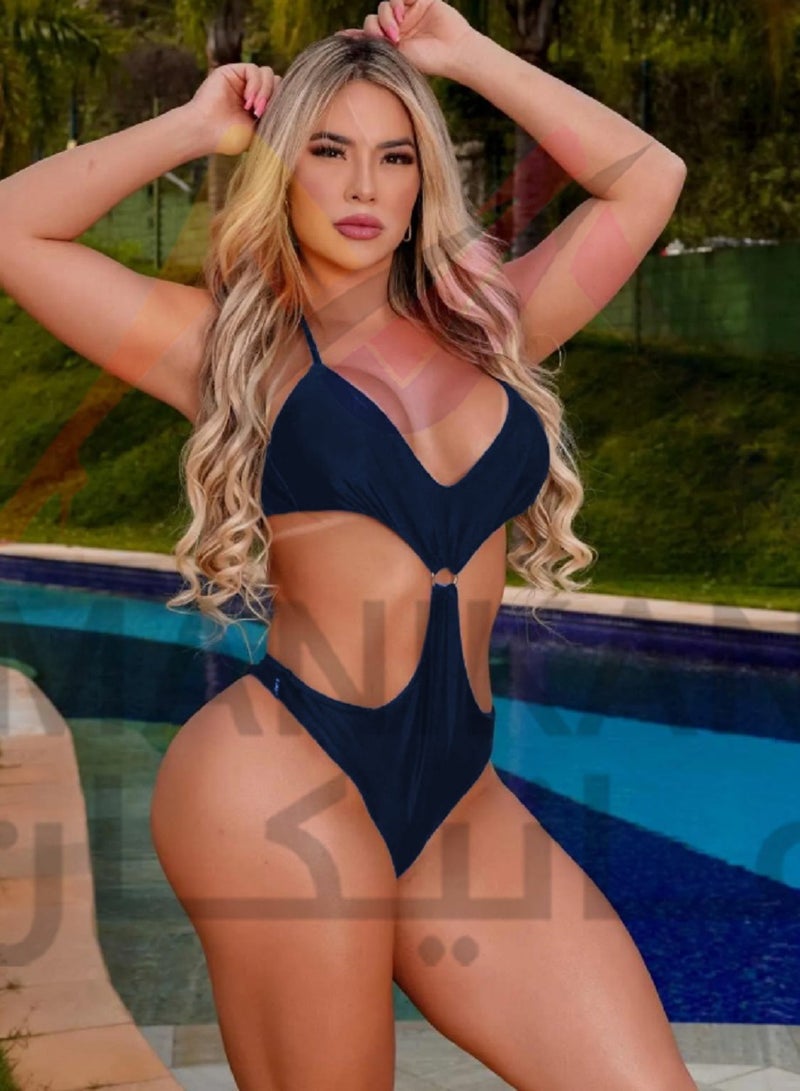 MANIKAN Women's Lingerie One-Piece with Cutout Sides Elegant  - Image 4