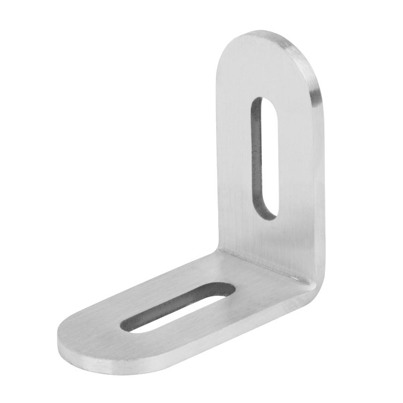 Fanmao16 Pcs 2" x 2" Stainless Steel Slotted L Angle Bracket Corner Brace for Wood Furniture, 1/8" Thick - Image 5