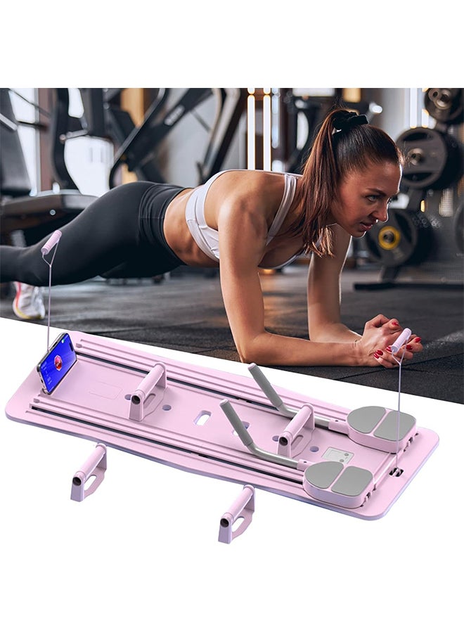 Max Strength Multifunctional Portable Abdominal Workout Board Plank Trainer Pilates (Pink) - Image 4