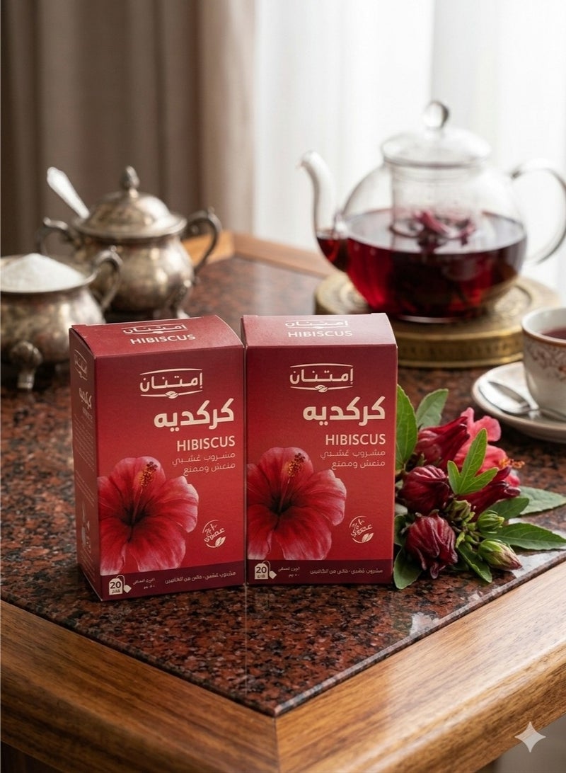 Imtenan Hibiscus Drink, 16 filters, 3 pieces - Image 4