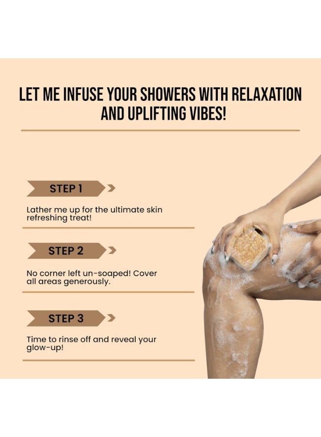 Ghar Soaps Coffee Deep Cleansing Bath Soap | Energizes, Tones and Softens Skin | Bathing Soap in Signature Coffee Shape with Refreshing Aroma | Natural & 100% Vegan | (100 G) - Image 3