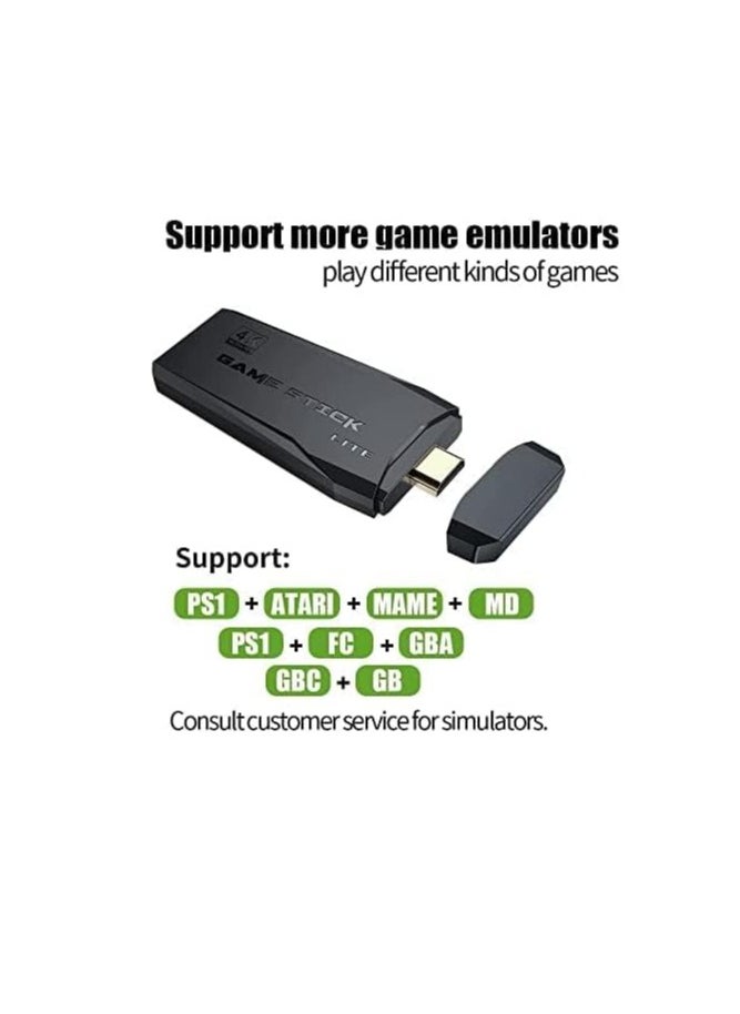 Mi VAZA - 4K Smart Video Game TV Stick,Video Game Consoles,10,000 Games 64GB Retro Classic Gamin 2.4G Wireless Gamepads Controller (64G,10000+ Games) - Image 1