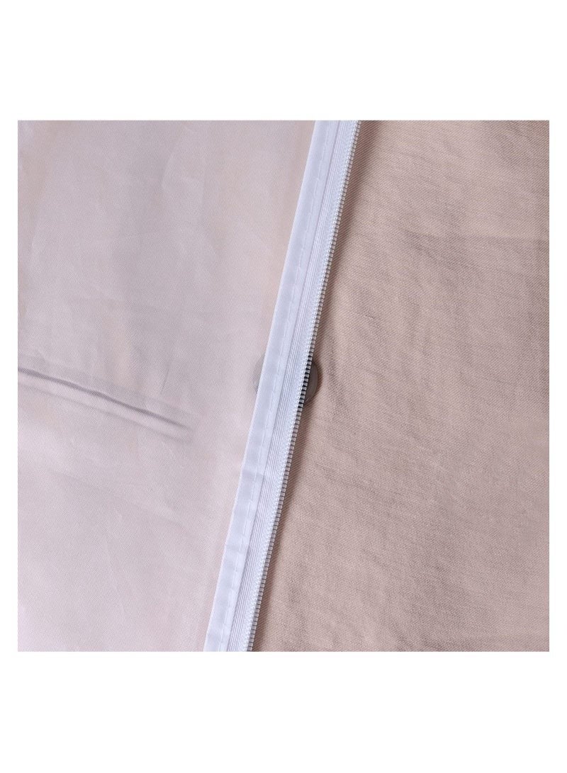Pack of 3 Garment Bag with Full Zipper Cover Dustproof Mothproof White Breathable Suit Bag for Closet Storage and Travel, Hanging Garment Cover for Formal Suits, Easy Access Clothes Organizer-60 x 120cm Clear - Image 4