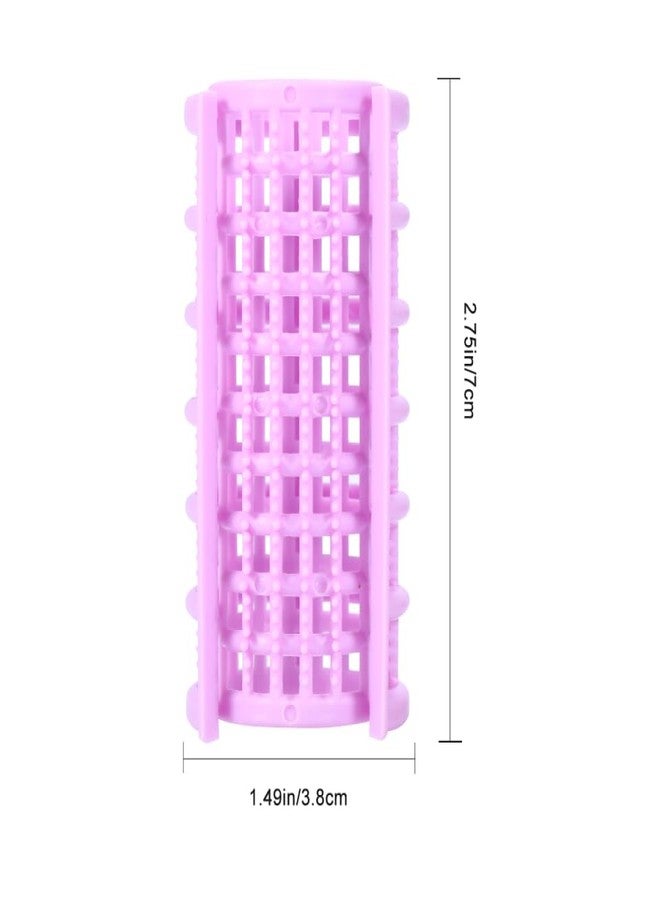 Beaupretty 20 Pcs Self Grip Plastic Hair Rollers - No Heat Curlers for Voluminous Hairstyles - Image 3