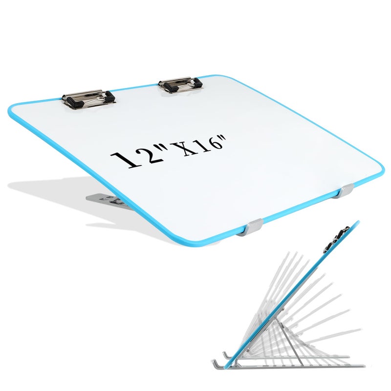 Farrdun Slant Board for Writing16 x 12 Inch Adjustable Magnetic Whiteboard 2060 Slanted Clipboard Portable Workstation Sloped Surface for Writing Reading Drawing Package Without Pencils - Image 2