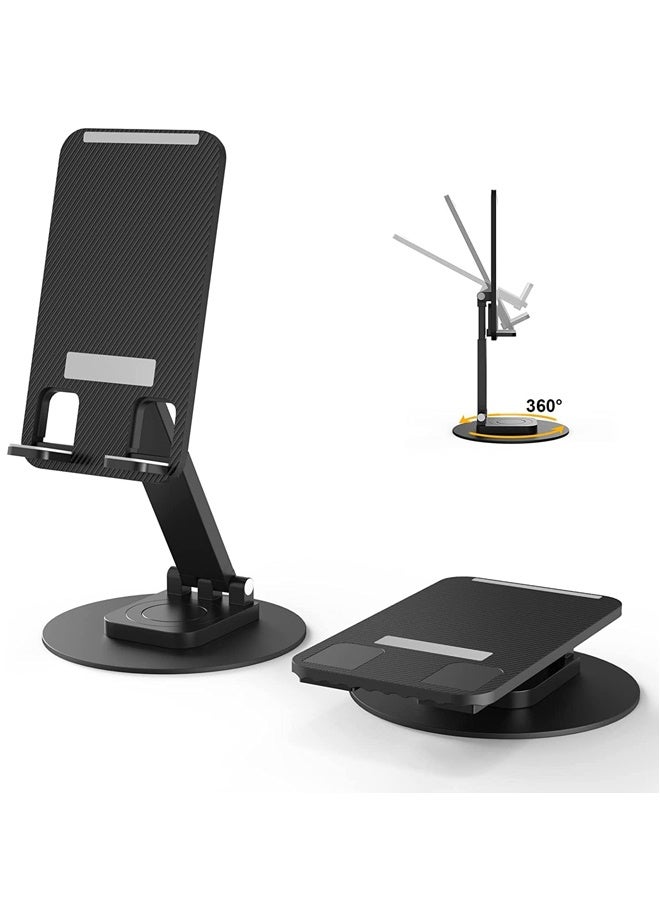 Rotatable and Foldable Phone Stand for Desk, Portable Cellphone Cradle Dock for Travel and Desktop Use - Image 1