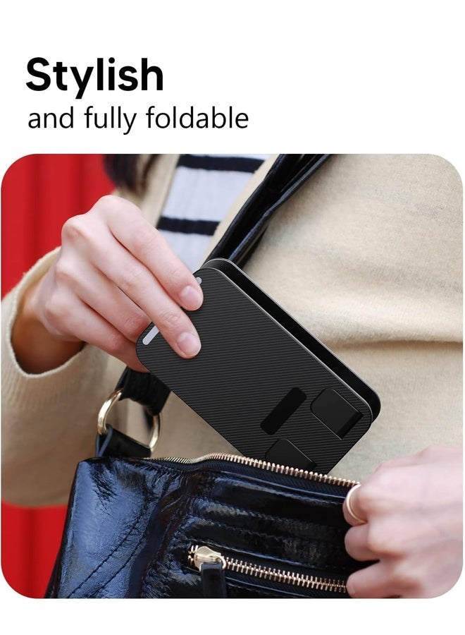 Rotatable and Foldable Phone Stand for Desk, Portable Cellphone Cradle Dock for Travel and Desktop Use - Image 5