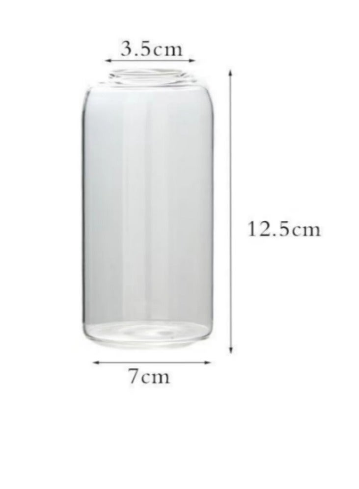 JiFENG Glass Vase Set for 3-Piece Narrow Neck Decoration Mini Glass Vase Set for Floral Arrangements Perfect for Weddings Birthdays ,Travel Souvenirs, Graduation - Image 4