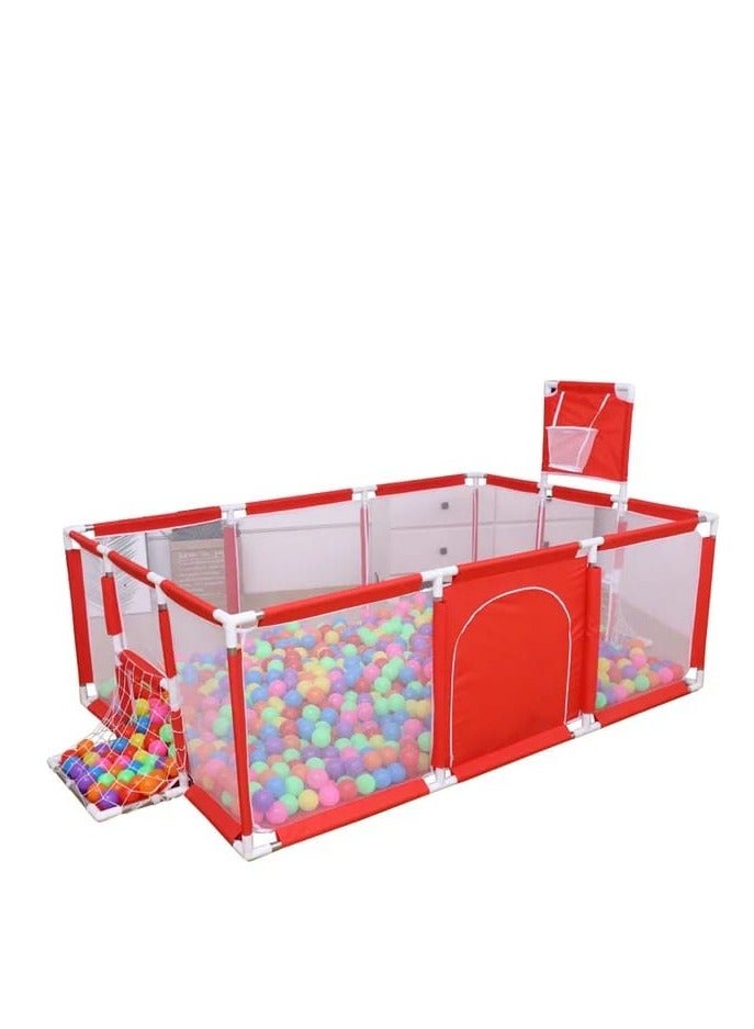 Rectangular children's playhouse 128*180 cm - with 30 balls  - Image 1