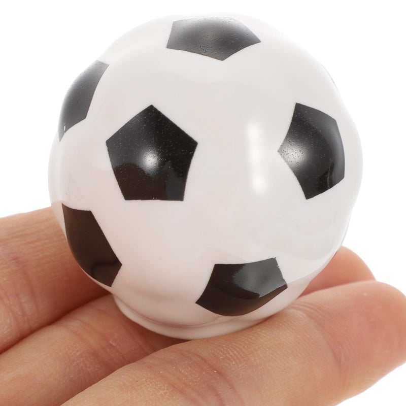 Ceramic Soccer Ball Cabinet Knobs 2PCS Set Decorative Drawer Pulls for Kitchen Furniture - Image 5