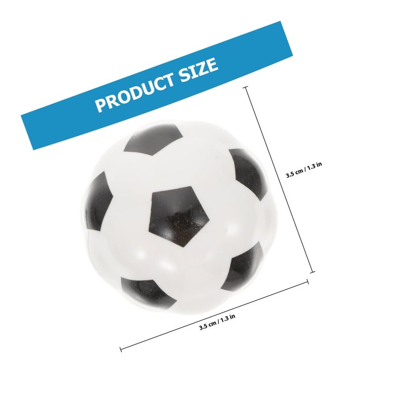 Ceramic Soccer Ball Cabinet Knobs 2PCS Set Decorative Drawer Pulls for Kitchen Furniture - Image 3
