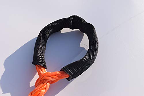QIQU Winch Rope ExtentionSynthetic RopeRope Extention for Offroad ATV UTVWinch Cable 3850ft Orange - Image 3