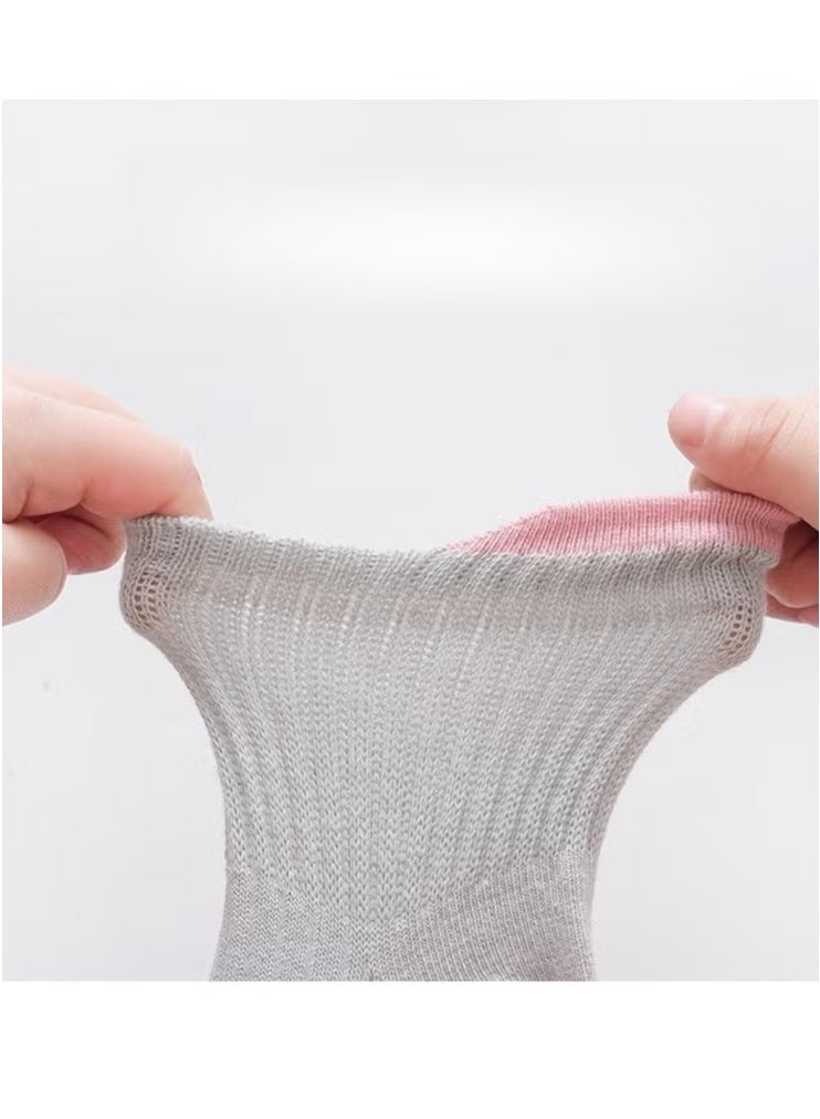 Newborn Anti-slip Glue Loose-top Socks Baby Floor Socks 3 Pairs - Image 4