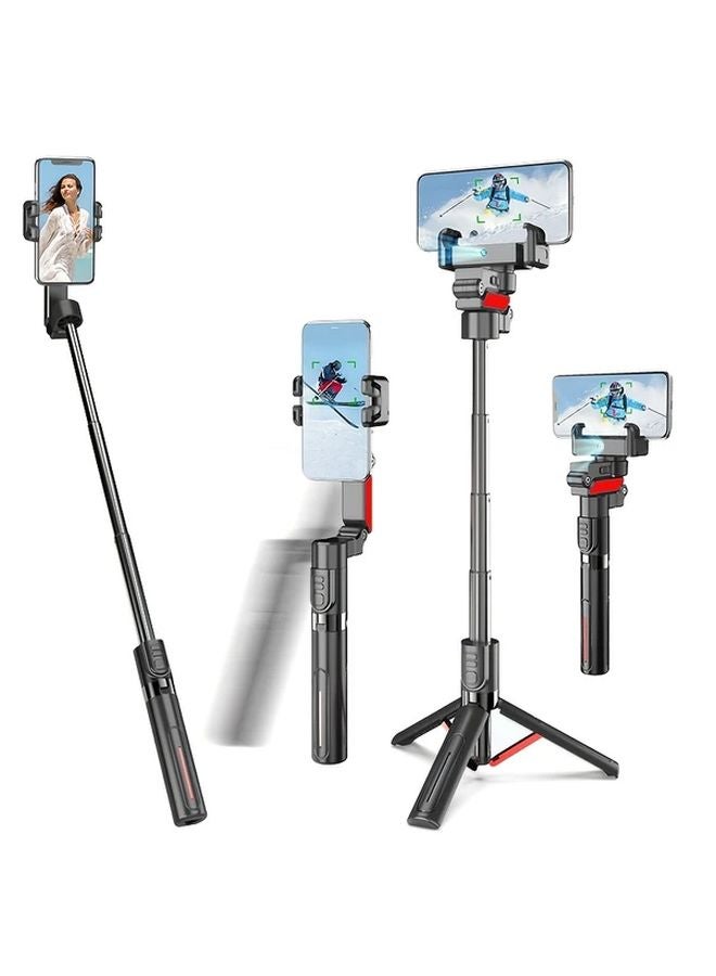 C10 حامل تثبيت الهاتف الذكي مع تتبع الوجه للبث المباشر باللون الأسود - Image 5