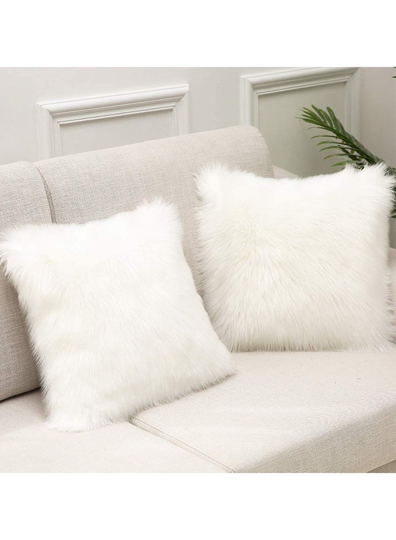 Shaggy Plush Cushion Cover – Ultra-Soft, Elegant & Washable