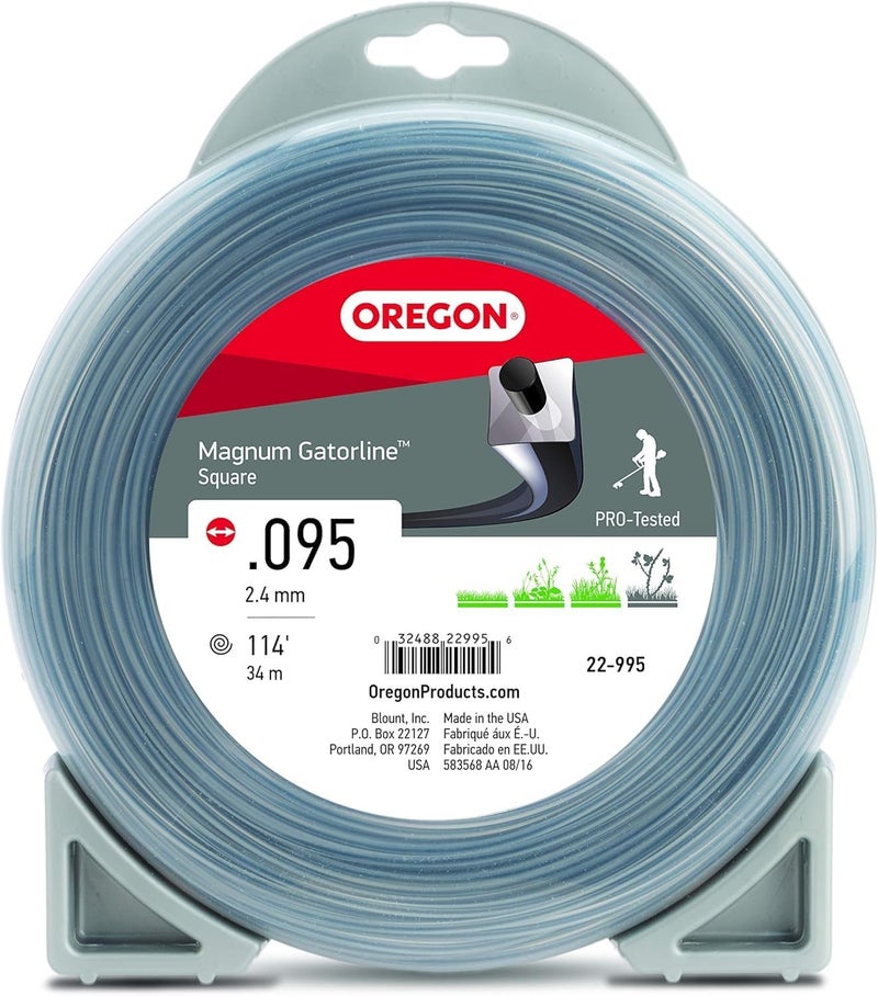 Oregon 22-995 Magnum Gatorline Square Trimmer Line .095-Inch by 114-Foot - Image 1