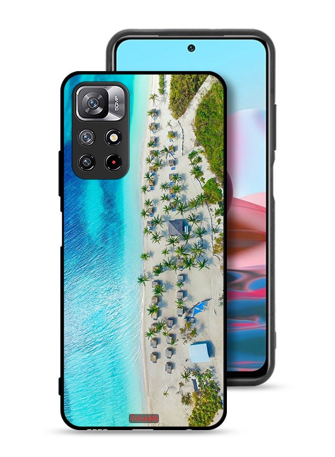 Tolwak Xiaomi Redmi Note 11 4G Protective Case Cover Beach - Image 1
