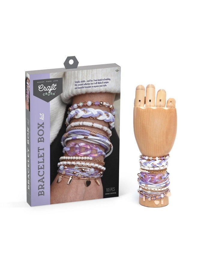 PlayMonster Craft Crush Bracelet Making Kit - Jewelry Making Supplies, Bracelets for Teens, Makes 8, Ages 13+ - Image 4