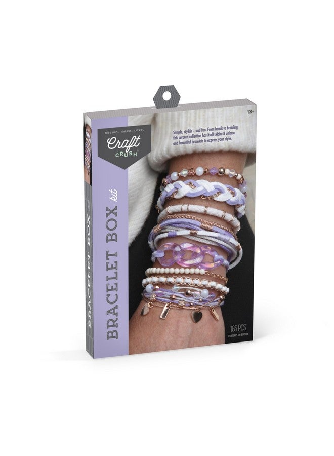 PlayMonster Craft Crush Bracelet Making Kit - Jewelry Making Supplies, Bracelets for Teens, Makes 8, Ages 13+ - Image 1