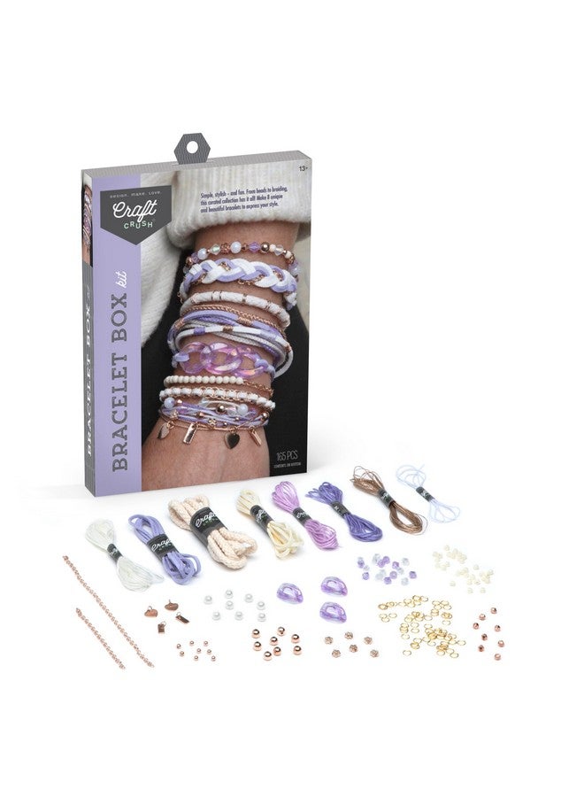 PlayMonster Craft Crush Bracelet Making Kit - Jewelry Making Supplies, Bracelets for Teens, Makes 8, Ages 13+ - Image 2