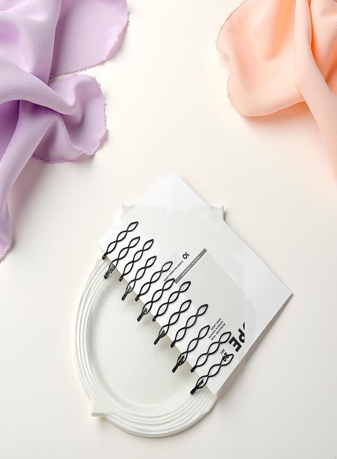 Tnyvm 12Pcs Black Vintage Hair Pins Mini Bobby Pins Fashion BB Clip Invisible Bangs Clip Small Bobby Pins for Women and Girls Decorative Wedding Hair Pins Hair Accessories - Image 5