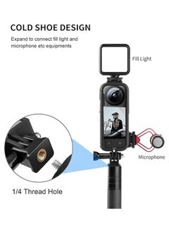 Fazza Protective Frame for Insta360 ONE X3, with Cold Shoe Mount, Weight Only 45G  - Image 3