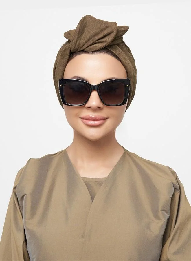 30Sundays 30Sundays MAREN,Women Sunglasses, Cat Eye Sunglasses, UV Protection: UV400 (Black,Gray)