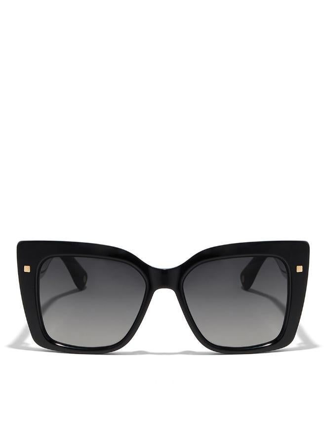 30 سندايز نظارات شمسية نسائية  بعيون القطة، حماية من الأشعة فوق البنفسجية  أسود، رمادي - Image 1