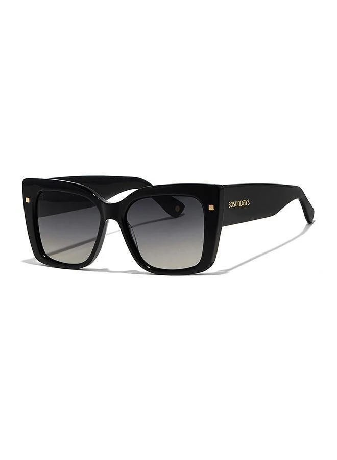 30Sundays 30Sundays MAREN,Women Sunglasses, Cat Eye Sunglasses, UV Protection: UV400 (Black,Gray)