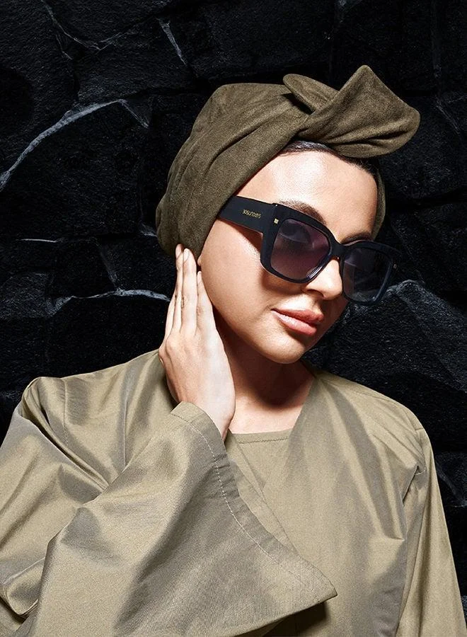 30Sundays 30Sundays MAREN,Women Sunglasses, Cat Eye Sunglasses, UV Protection: UV400 (Black,Gray)