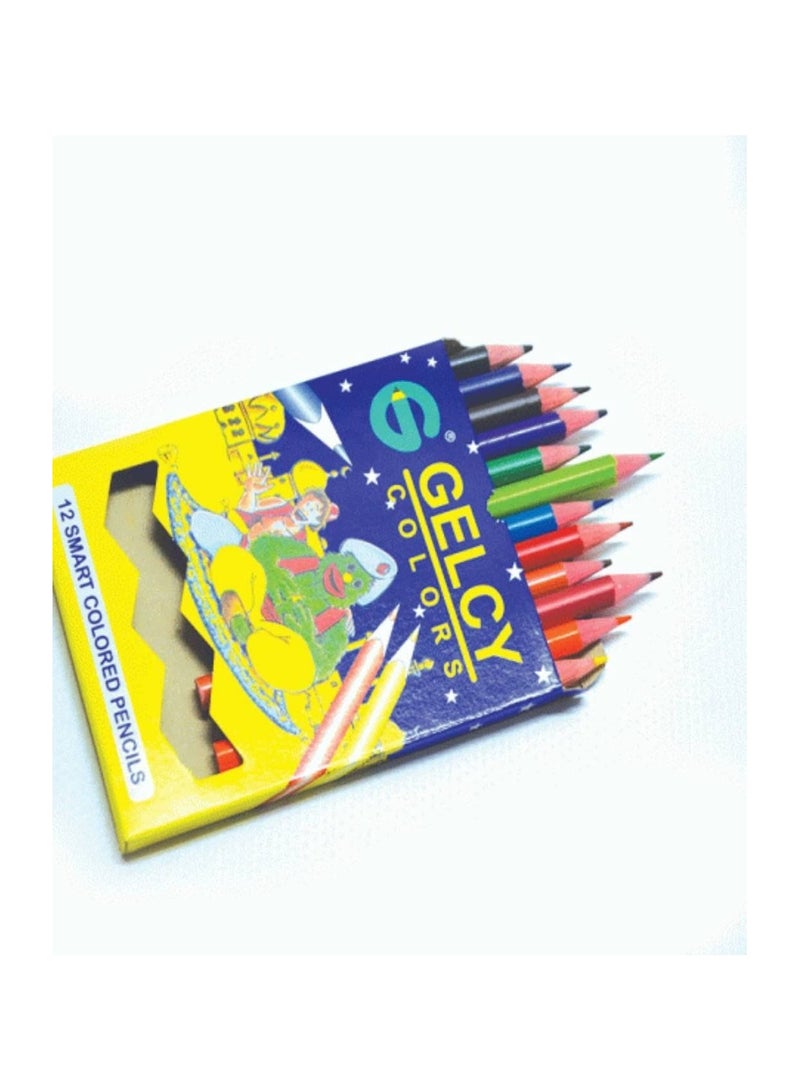 GELCY Gelsi colors are known for their wood colors in all colors, with clean materials. The short pen box: 12 colors. - Image 1