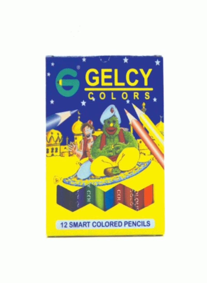 GELCY Gelsi colors are known for their wood colors in all colors, with clean materials. The short pen box: 12 colors. - Image 2