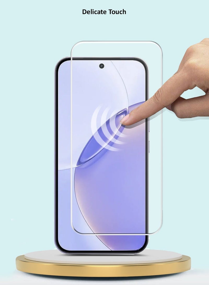 GMAX Realme 16 Pro 5G 2026 GMAX Premium Series Curved Edges 9H 2.5D Tempered Glass Screen Protector - Clear - Image 3