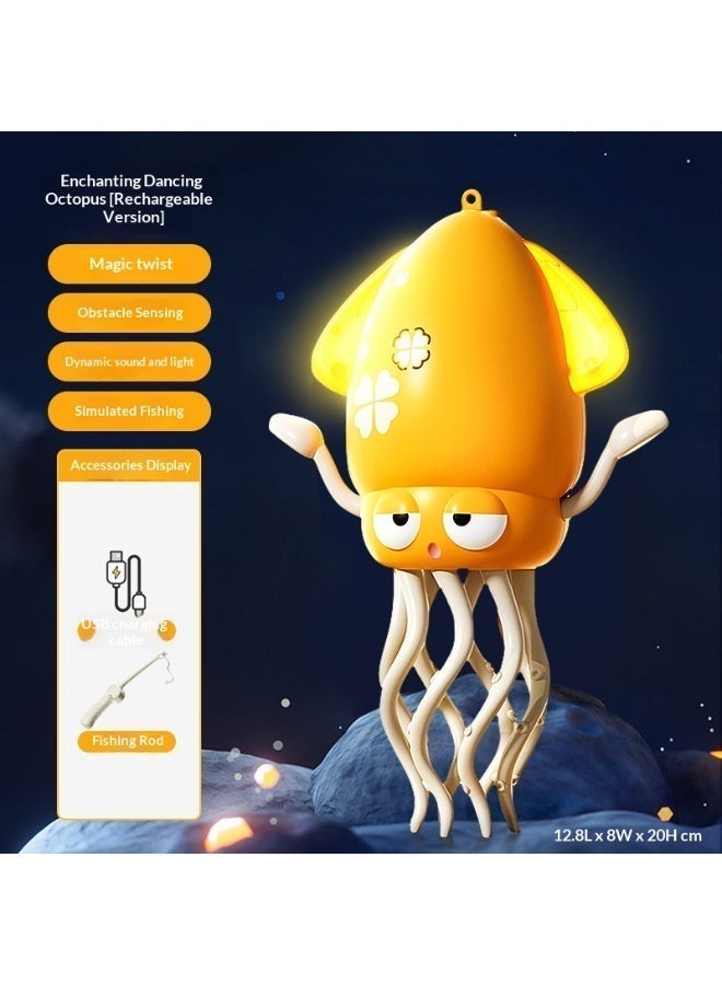 فوز اليوم Amazing Dancing Octopus Robot | Swing Dance | Music and Light Interactive | Baby Crawling Guide | 360-Degree Rotating Tentacles | Electric Parent-Child Toy - Image 1