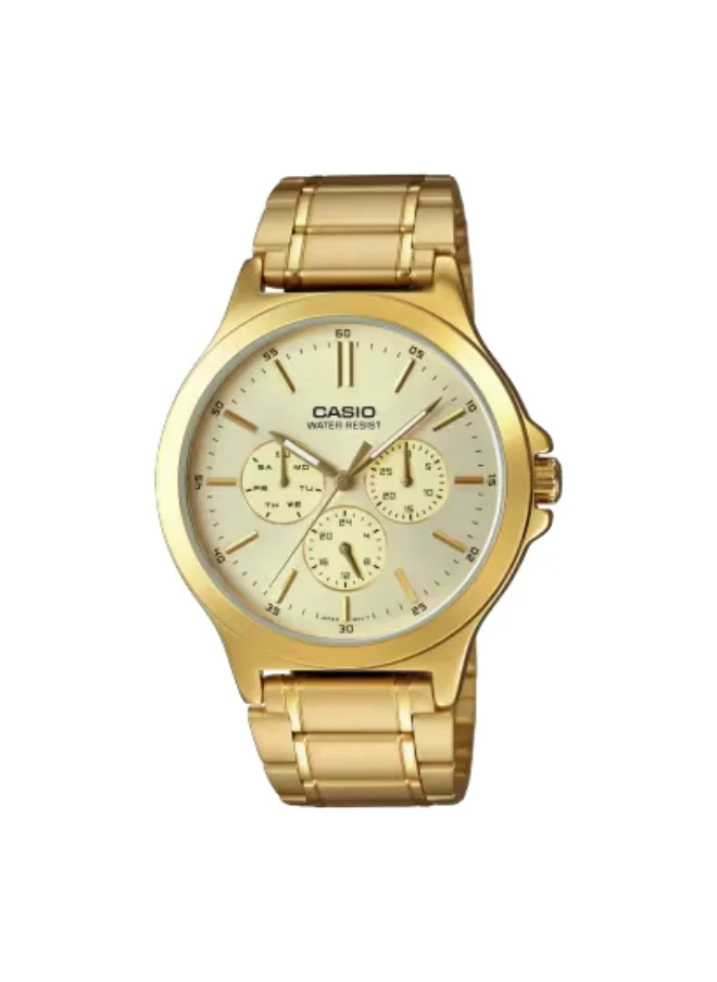 CASIO Men's Stainless Steel Analog Watch MTP-V300G-9A - 41.5 mm