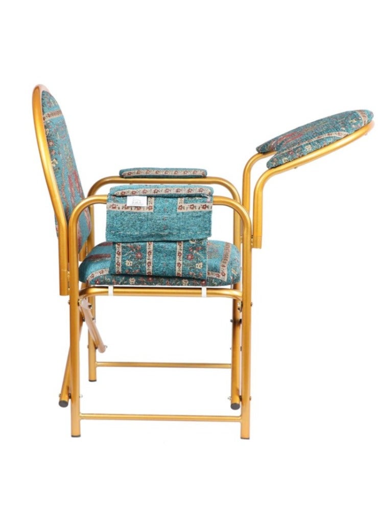 REBENUO Lightweight prayer chair suitable for the elderly blue color  - Image 2