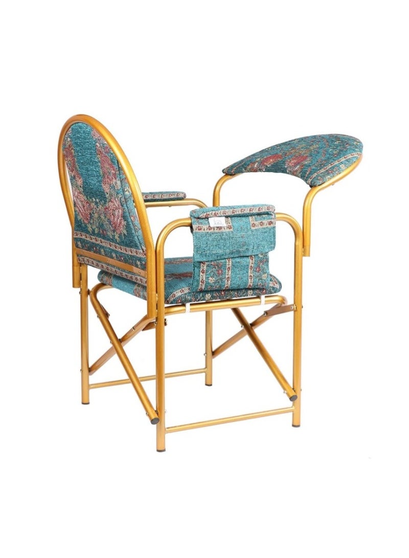REBENUO Lightweight prayer chair suitable for the elderly blue color  - Image 4