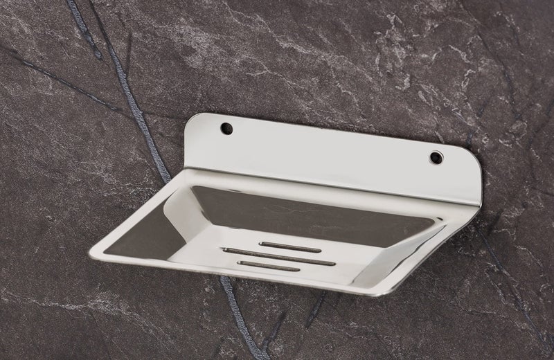 iSTAR Stainless Steel Square Soap Dish Holder for Bathroom Soap Case for Home (Pack of 2) - Image 2