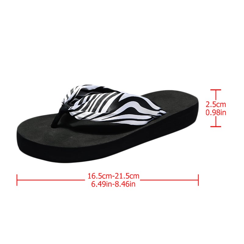2 Pairs Bohemia Style Kids Slipper Silk Fabrics Anti- Slippers Stylish Slipper Household Mid-heel Slipper for Kids Wearing ( Pattern Size 29/30 13US,12.5UK,31EU,5.3055Inch) - Image 5