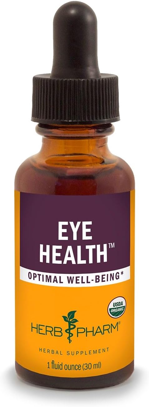 Herb Pharm Eye Health Liquid Herbal Formula with Bilberry and Goji Liquid Extracts  1 Ounce