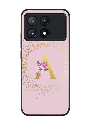 Rugged Black Edge Case for Xiaomi Poco X6 Pro, Slim fit Case Thin Cover- Custom Monogram Initial Letter Floral Pattern Alphabet - A  (Pink) - pzsku/ZE340AB0DD2C558276A89Z/45/_/1712051147/033fe562-8a0b-4878-af29-d9fdcf9af7e6