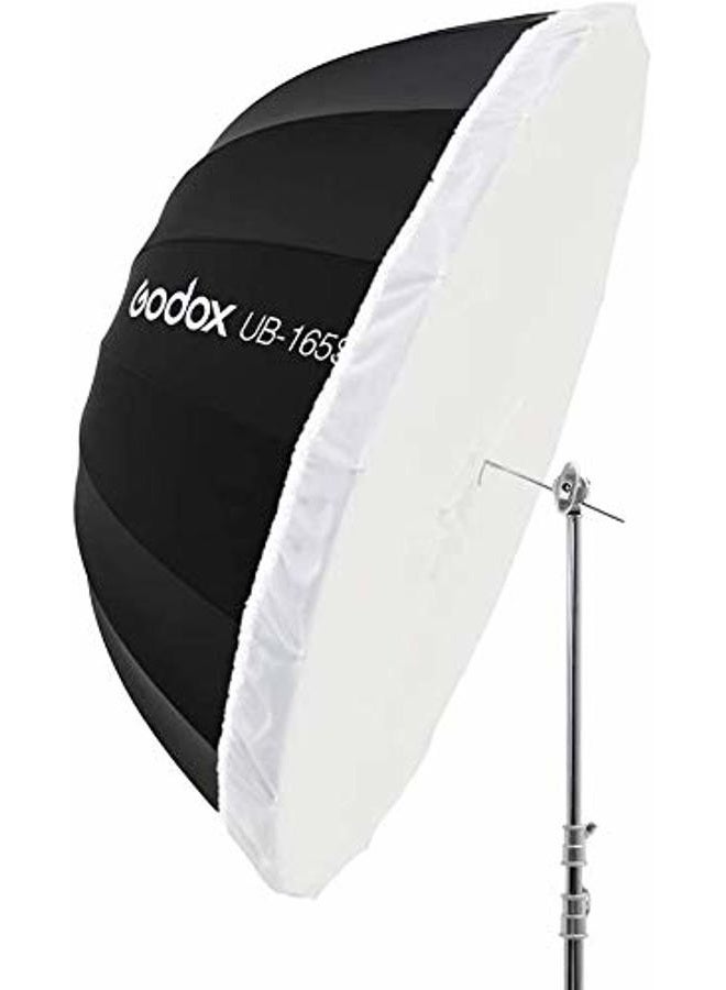 Godox UB-165S 65 inch 165cm Parabolic Inner Silver Reflec Umbrella Studio Light Umbrella with Diffuser Cover Cloth - Image 5