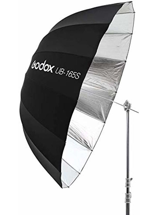 Godox UB-165S 65 inch 165cm Parabolic Inner Silver Reflec Umbrella Studio Light Umbrella with Diffuser Cover Cloth - Image 3